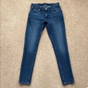 Scotch & Soda Amsterdam Blauw Skim Skinny Leg Mid Rise Jeans Size 29